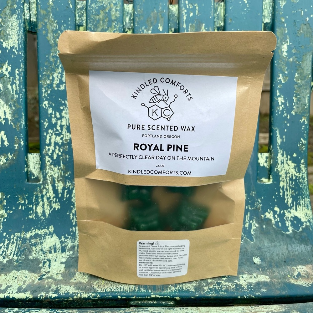 SALE Pine 100% Beeswax Scented Wax Cubes Melts